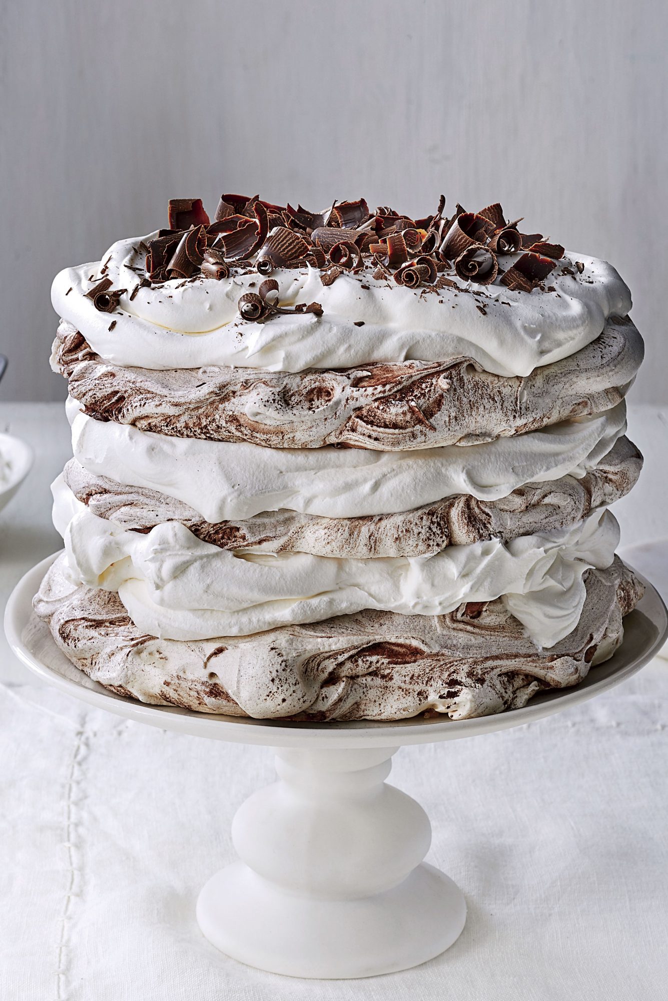 Chocolate-Coconut Pavlova Cake